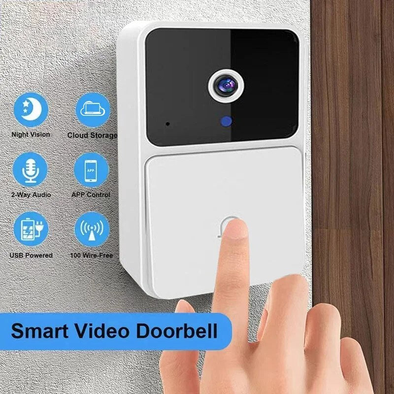 Smart WiFi Video Doorbell with Night Vision - Hollasoftshop