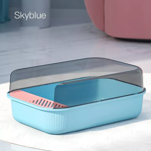 Large Capacity Cat Litter Box Semi-closed