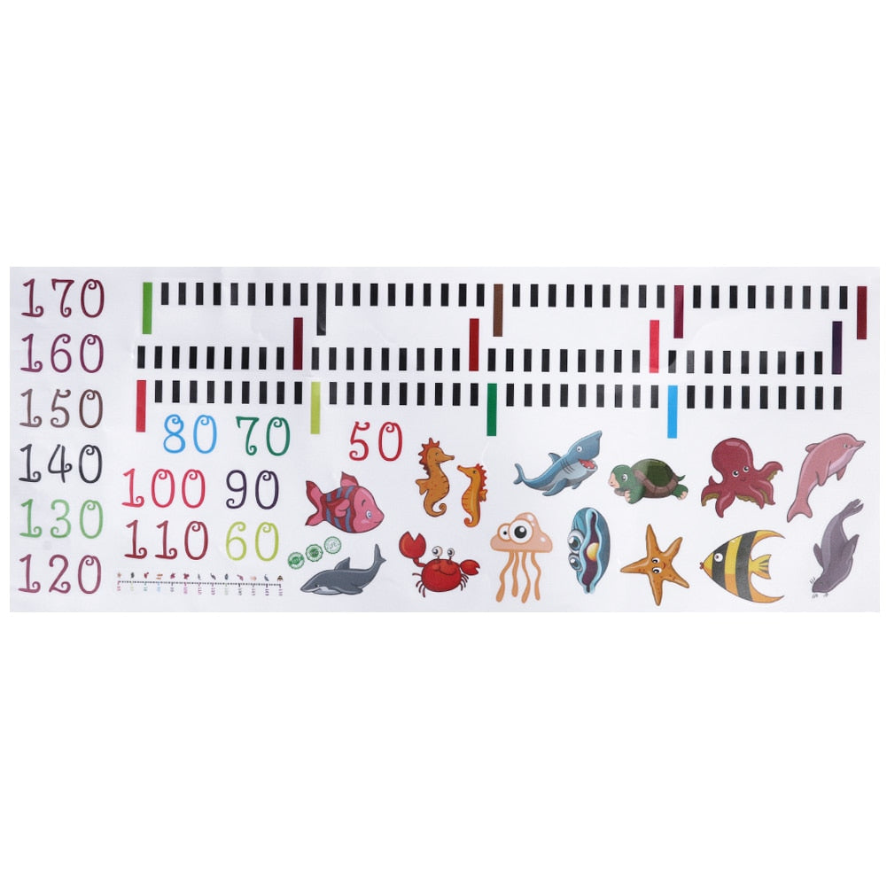 Child Growth Height Ruler Wall Sticker For Kids - Hollasoftshop