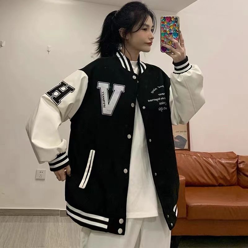 Retro Baseball Uniform Jacket Women's