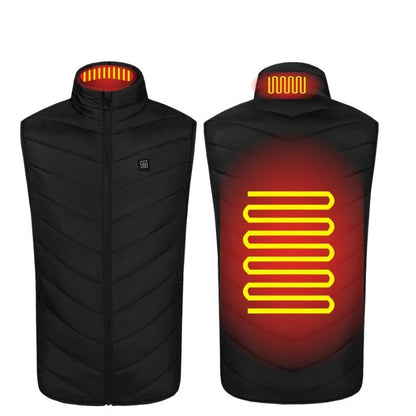 Heated USB Charging Vest - Washable Electric Winter Wear - Hollasoftshop