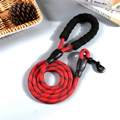 Reflective Nylon Round Rope Dog Leash - Hollasoftshop