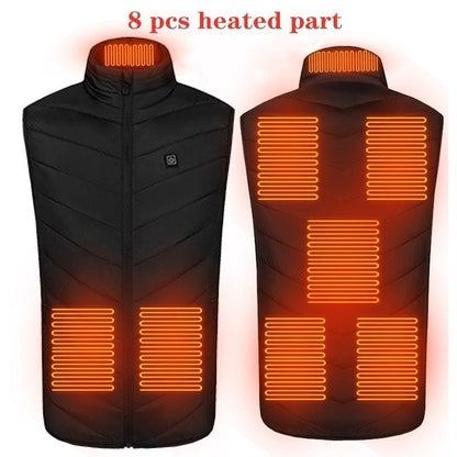 Heated USB Charging Vest - Washable Electric Winter Wear - Hollasoftshop