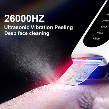 Ultrasonic Skin Scrubber 5 Modes EMS Blackhead - Hollasoftshop