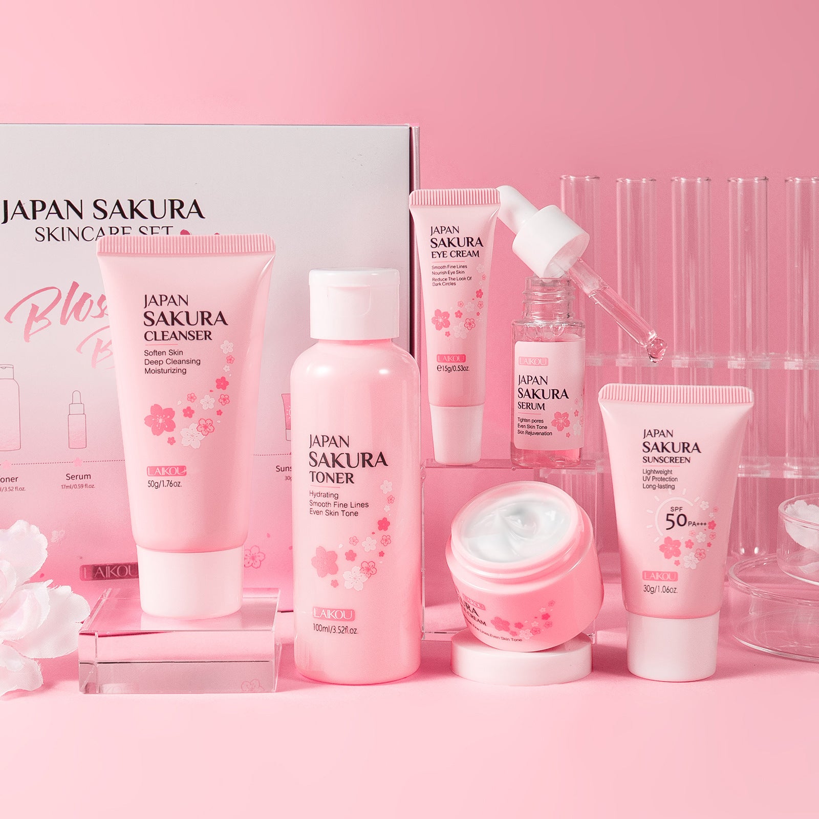 Cherry Blossom Skin Care Set - Hollasoftshop