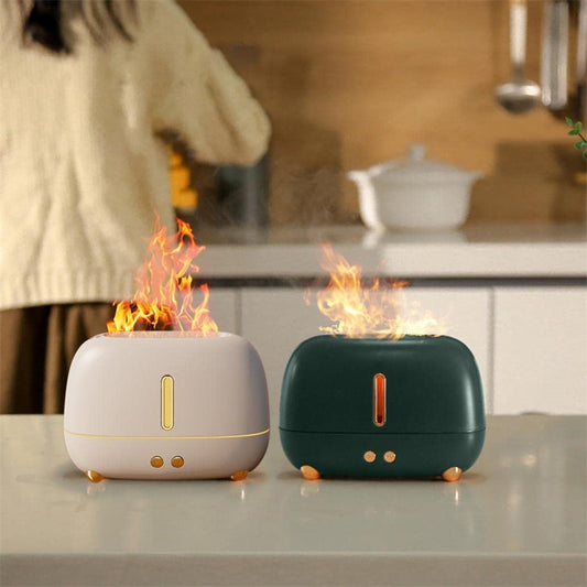 Flame Humidifier & Essential Oil Diffuser - Hollasoftshop