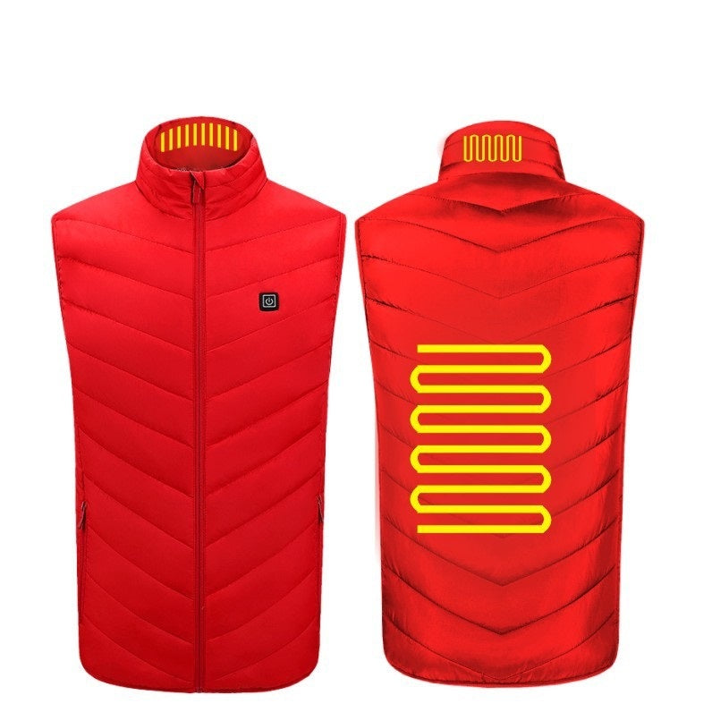 Heated USB Charging Vest - Washable Electric Winter Wear - Hollasoftshop