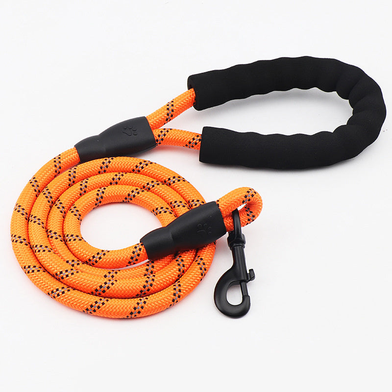 Reflective Nylon Round Rope Dog Leash - Hollasoftshop