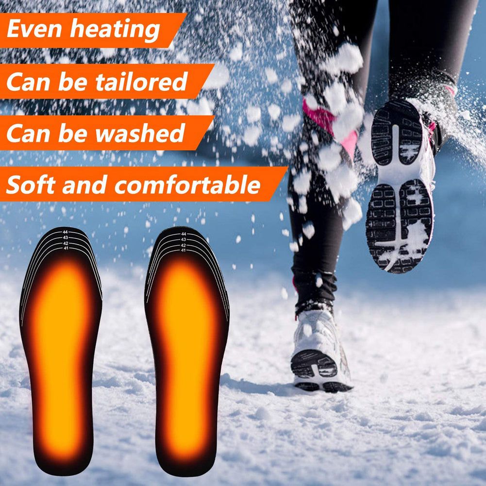 USB Heated Shoe Insoles - Cut-to-Fit Winter Warmth - Hollasoftshop