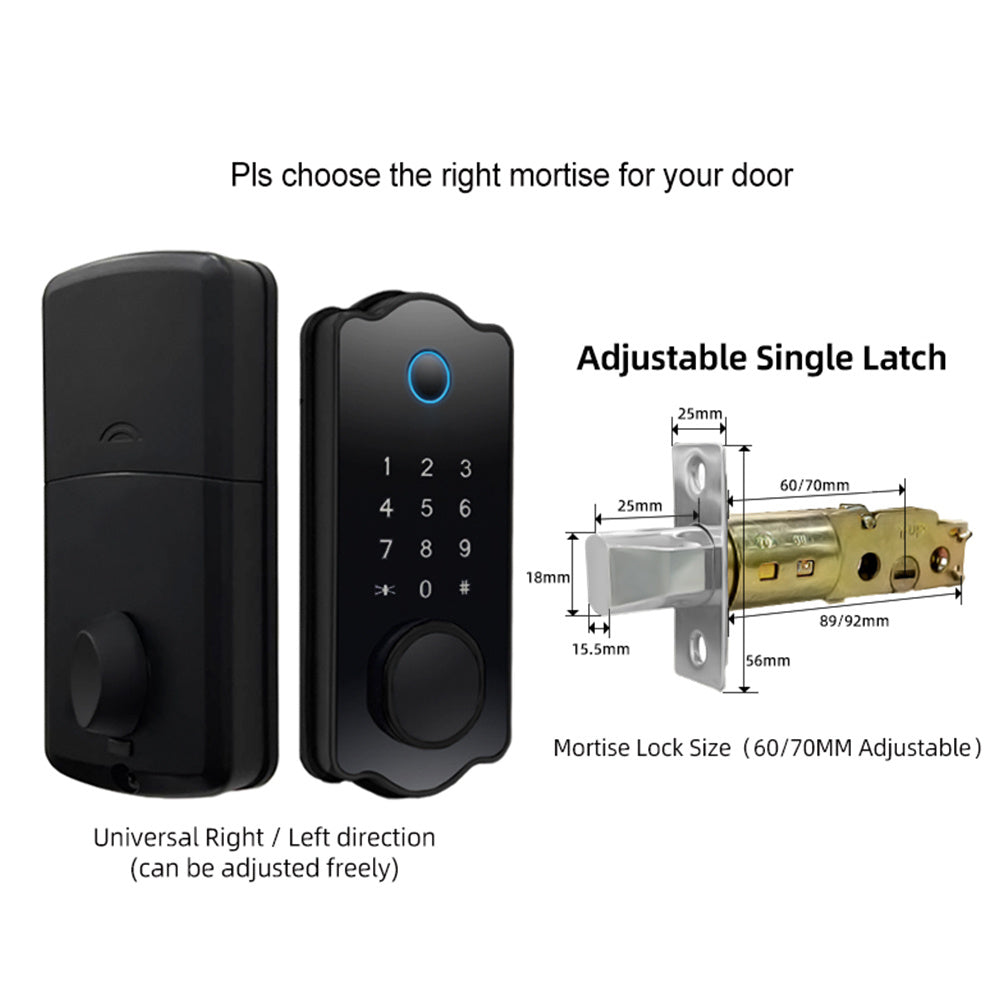 5-in-1 Smart Water-Resistant Door Lock with Auto Lock - Hollasoftshop