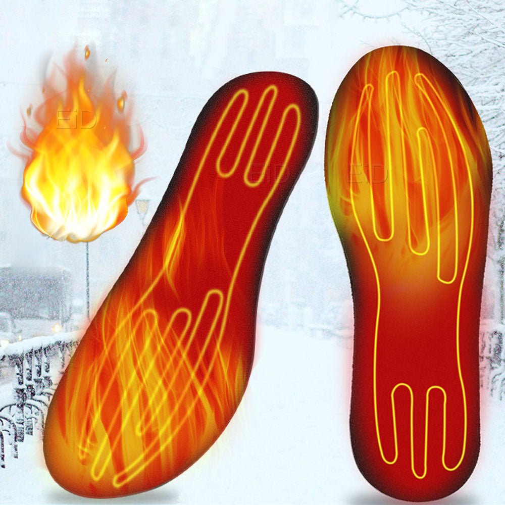 USB Heated Shoe Insoles - Cut-to-Fit Winter Warmth - Hollasoftshop