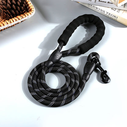 Reflective Nylon Round Rope Dog Leash - Hollasoftshop