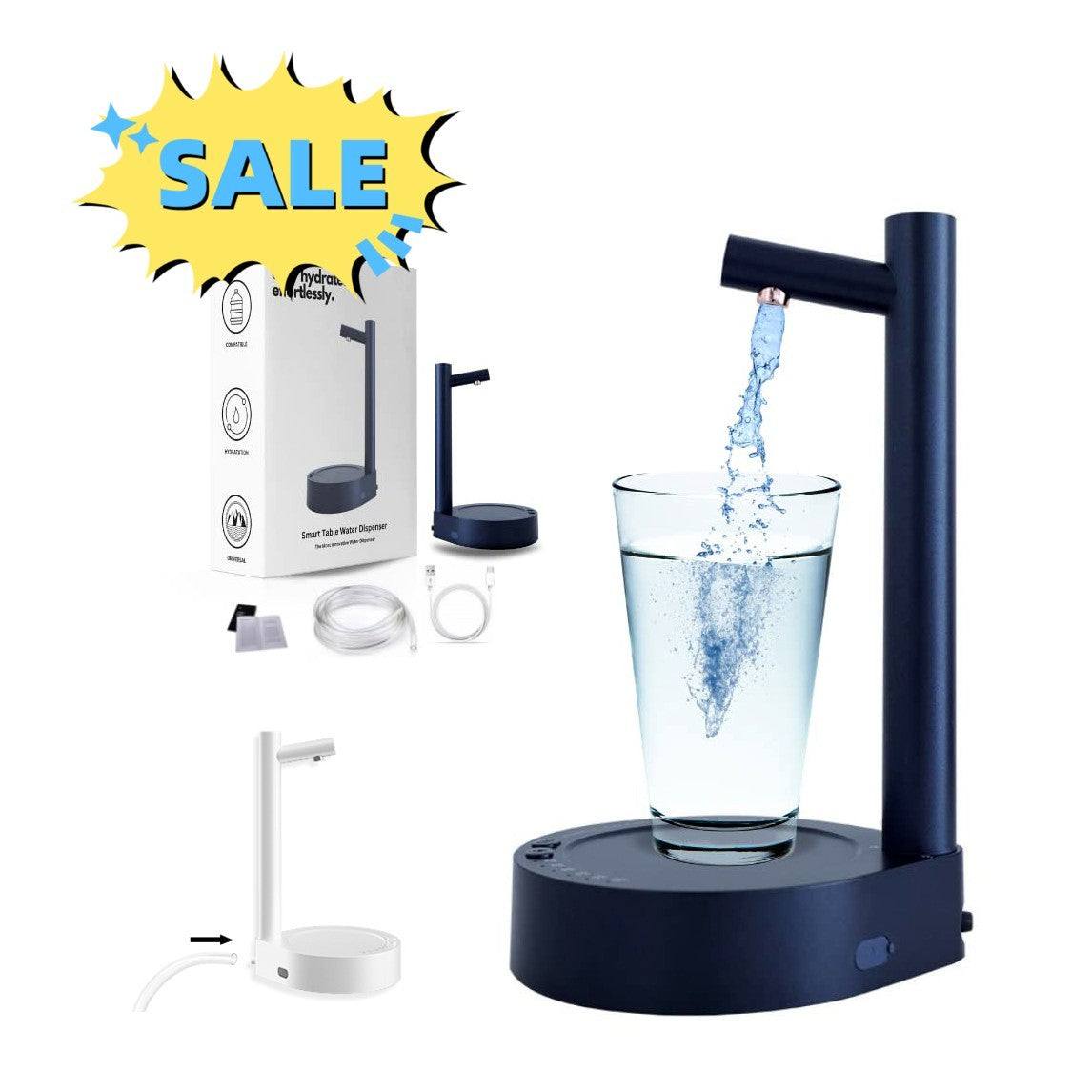 Automatic Rechargeable Electric Water Dispenser - Hollasoftshop