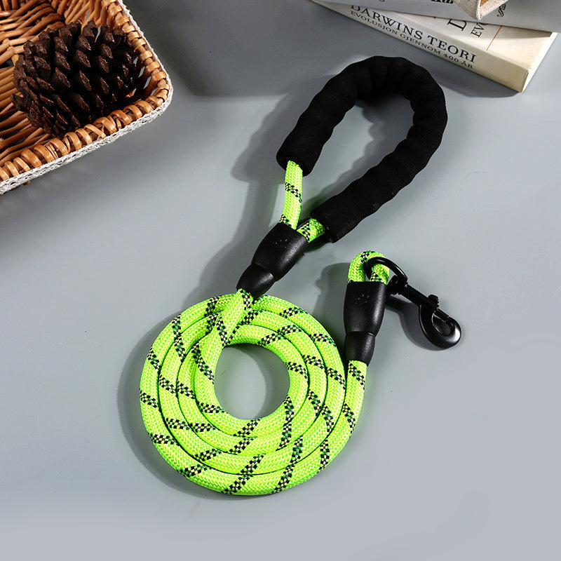 Reflective Nylon Round Rope Dog Leash - Hollasoftshop