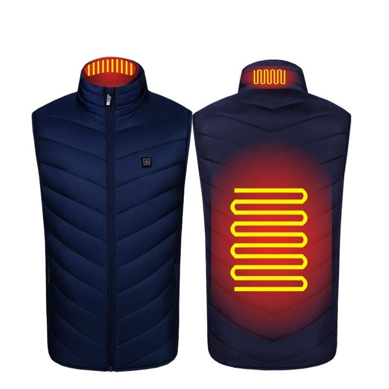 Heated USB Charging Vest - Washable Electric Winter Wear - Hollasoftshop