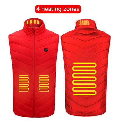 Heated USB Charging Vest - Washable Electric Winter Wear - Hollasoftshop