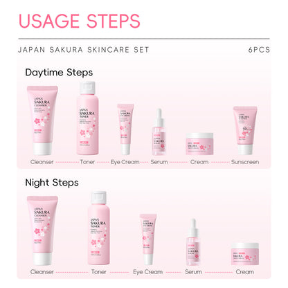 Cherry Blossom Skin Care Set - Hollasoftshop