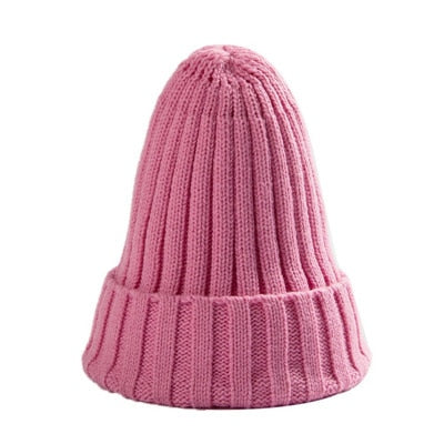 Unisex Cotton Blends Solid Warm Soft HIP HOP Knitted Hats - Hollasoftshop