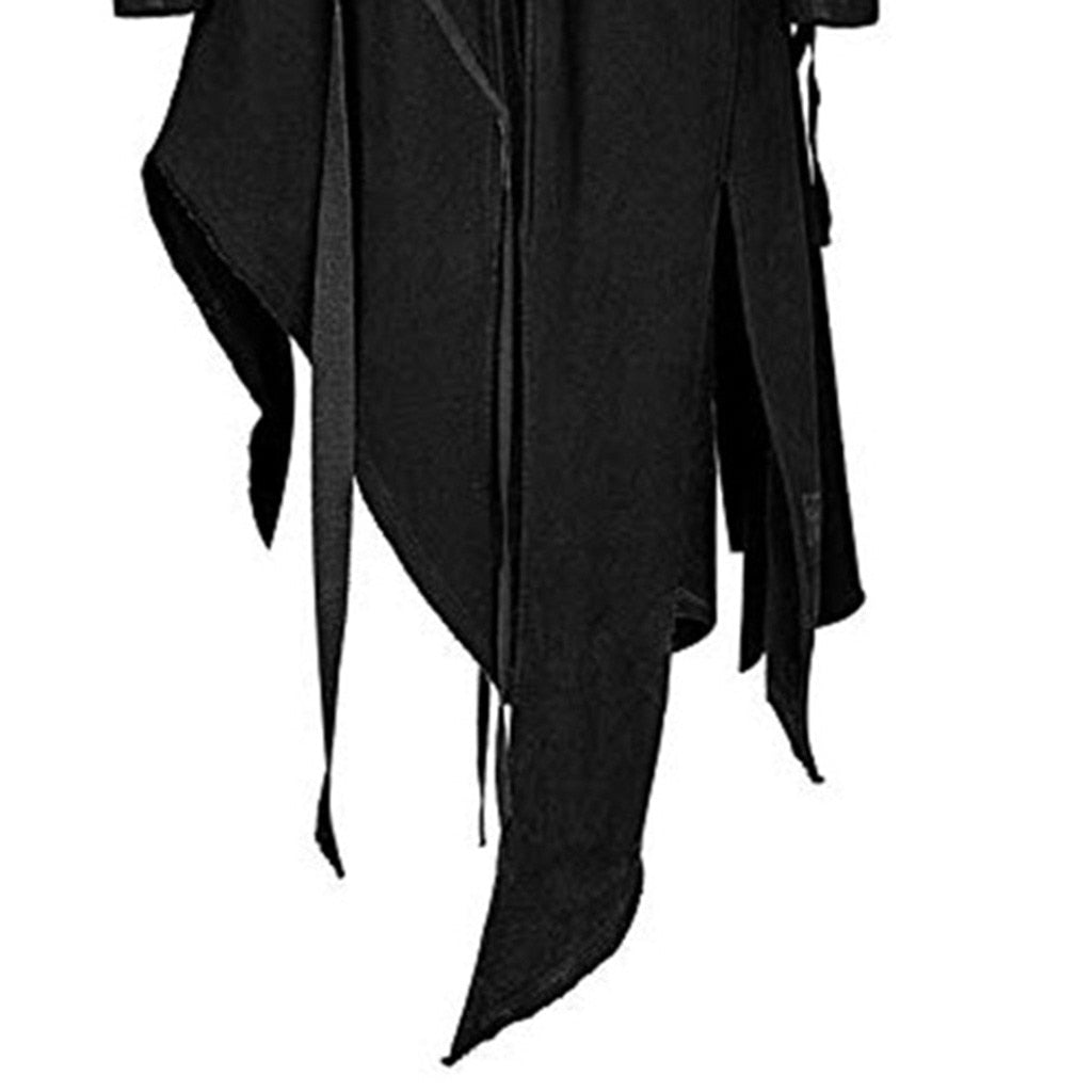 Men's Retro Steam Punk Gothic Windbreaker Coat Cape - Hollasoftshop