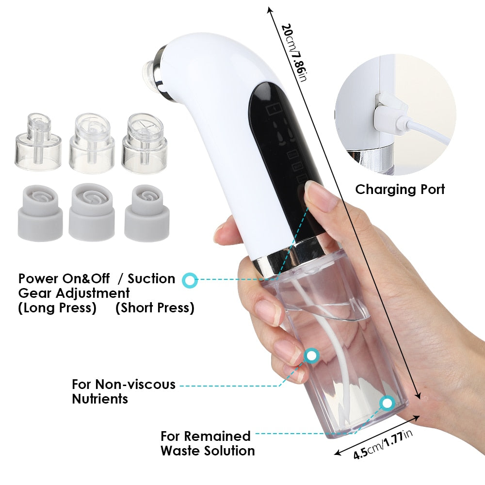 Blackhead Remover Pore Cleaner Vacuum Suction - Hollasoftshop