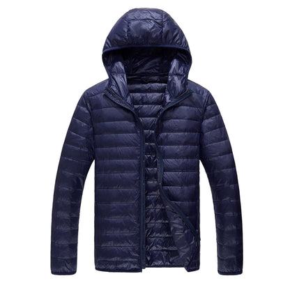 Winter Hooded Coat Men's Hot-sell Brand Jacket Cotton Down Jacket - Hollasoftshop