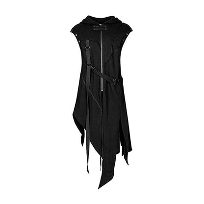 Men's Retro Steam Punk Gothic Windbreaker Coat Cape - Hollasoftshop