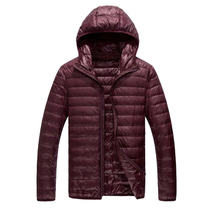 Winter Hooded Coat Men's Hot-sell Brand Jacket Cotton Down Jacket - Hollasoftshop