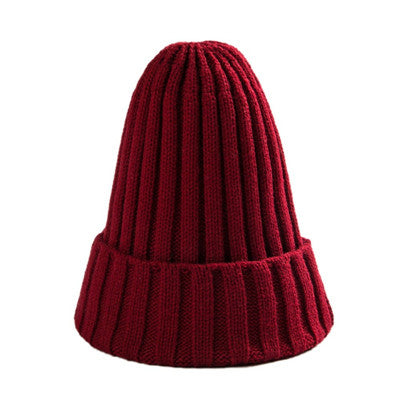 Unisex Cotton Blends Solid Warm Soft HIP HOP Knitted Hats - Hollasoftshop