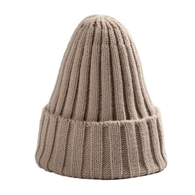 Unisex Cotton Blends Solid Warm Soft HIP HOP Knitted Hats - Hollasoftshop