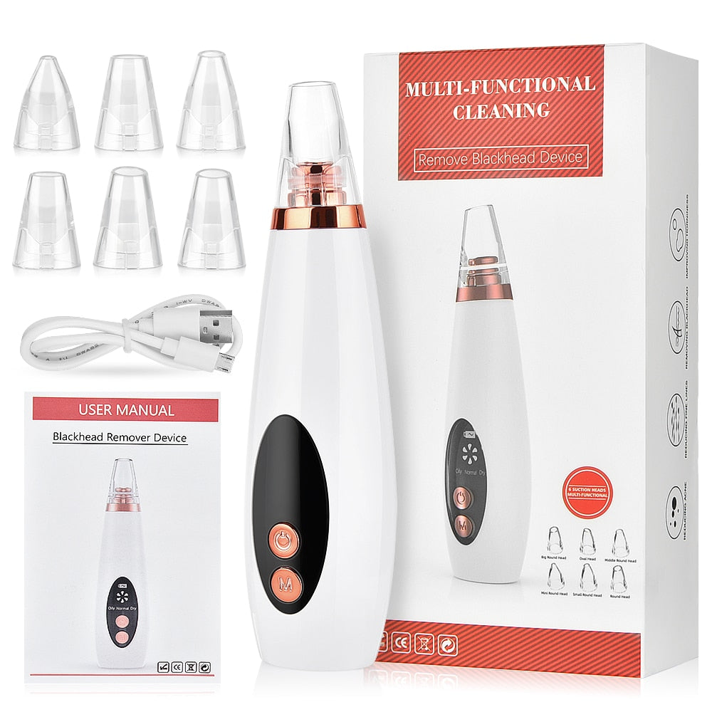 Blackhead Remover Pore Cleaner Vacuum Suction - Hollasoftshop