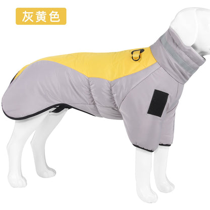 Dog Clothes Padded Coat Reflective Thickened Pet Cotton - Hollasoftshop