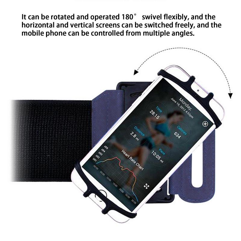 Sports Arm Bag Mobile Phone Holder Bag Running Gym Armband Exercise Fit All Phones Universal - Hollasoftshop