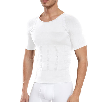 Men Slimming Body Shaper Compression Shirt