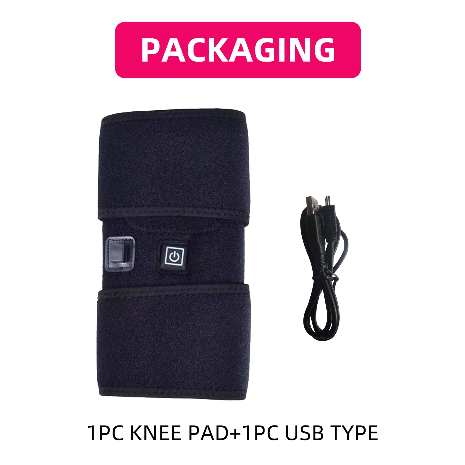 Heating Knee Pads Knee Support Brace Pads Electric Heat Compress - Hollasoftshop