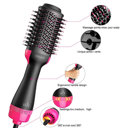 Hair Dryer Hot Air Brush Styler and Volumizer - Hollasoftshop