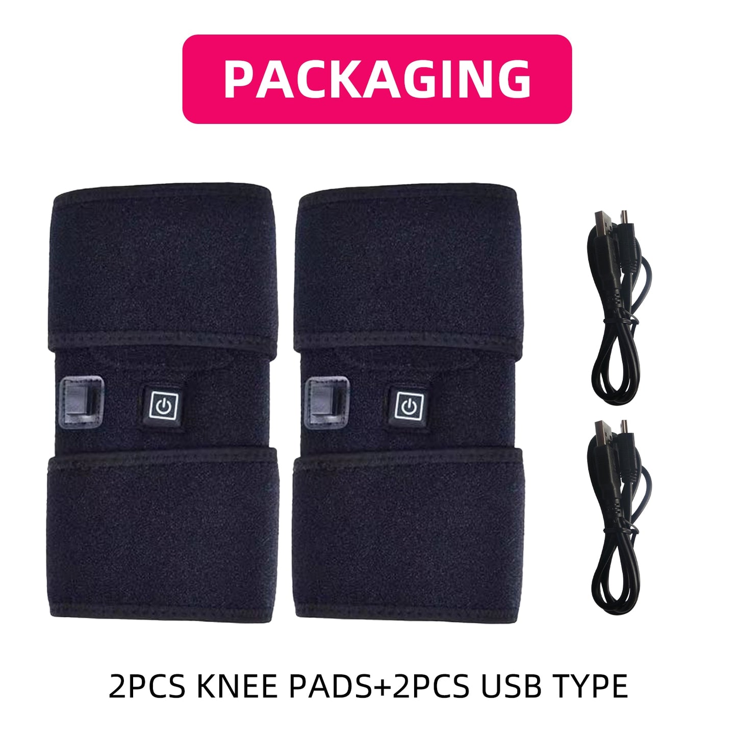 Heating Knee Pads Knee Support Brace Pads Electric Heat Compress - Hollasoftshop