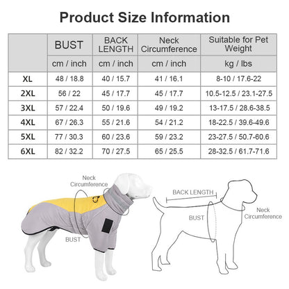 Dog Clothes Padded Coat Reflective Thickened Pet Cotton - Hollasoftshop