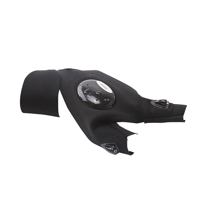 Fingerless LED Glove Waterproof Torch, Tool Lighting Gloves 