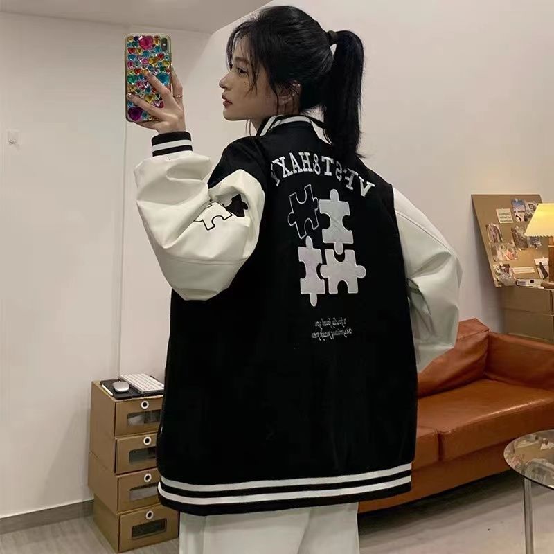 Retro Baseball Uniform Jacket Women's - Hollasoftshop