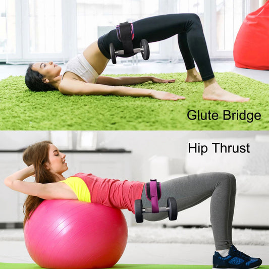 Hip Thrust Belt For Dumbbells Kettlebells Glute Bridge Pad Booty Deep Thrust Trainer - Hollasoftshop